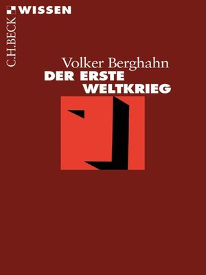 cover image of Der Erste Weltkrieg